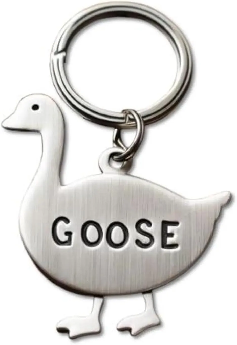 Personalized Goose Pet ID Tag - Custom Animal Theme Dog Cat Name Tag - Cute Bird-Themed Pet Collar Accessory Unique Pet Design Pet ID Tag