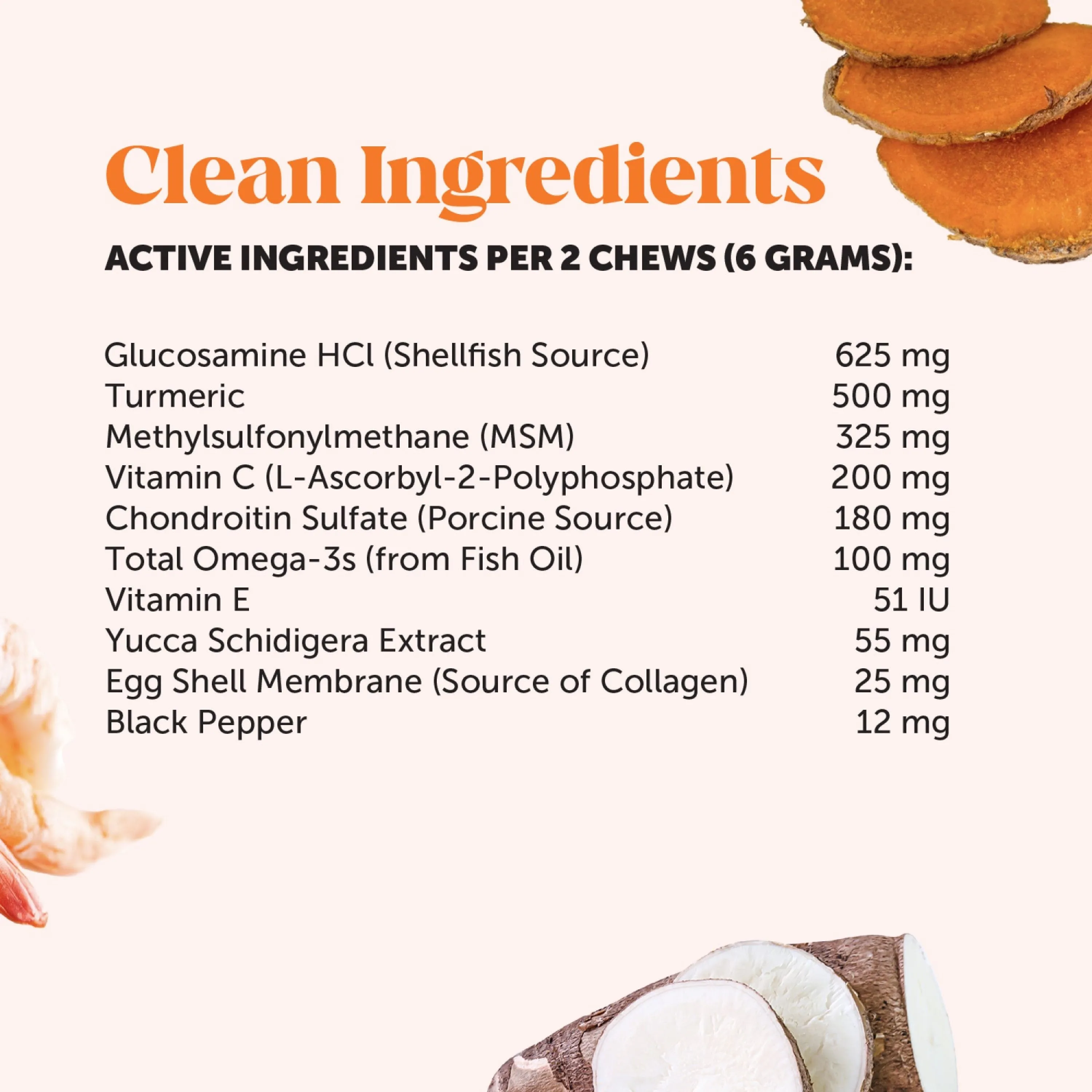 Pet Honesty Hip Joint Health Chicken Soft Chew for Dogs