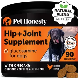 Pet Honesty Hip Joint Health Chicken Soft Chew for Dogs