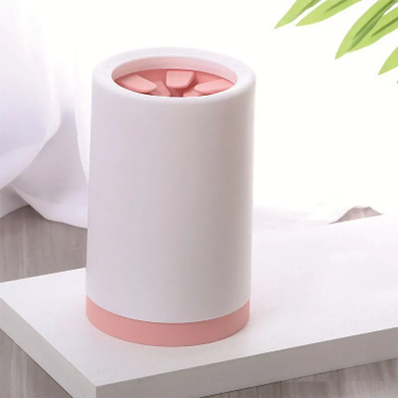 Portable Soft Silicone Cat Dog Dirty Paw Cleaner Cup