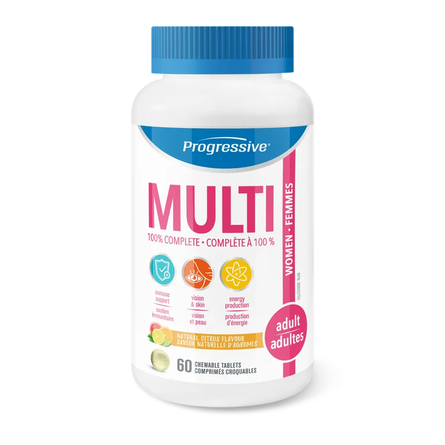 Progressive Multivitamin Chewable Adult Women 60 Tablet