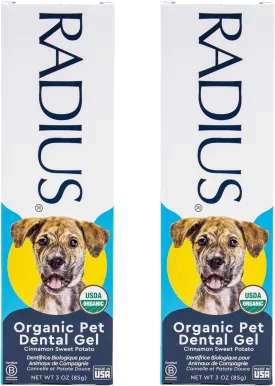 RADIUS Canine Pet Toothpaste, Cinnamon Sweet Potato, 3 oz, Non-Toxic Toothpaste for Dogs, Designed to Clean Teeth, Help Prevent Tartar, & Remove Plaque, Xylitol Free, Pack of 2