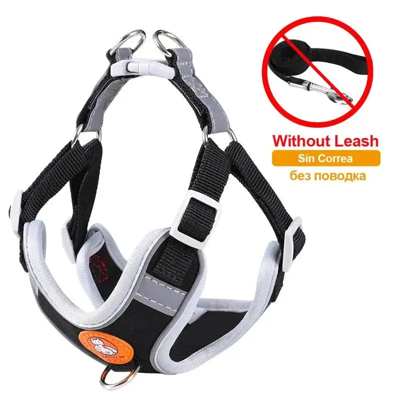 Reflective No-Pull Dog Harness Set