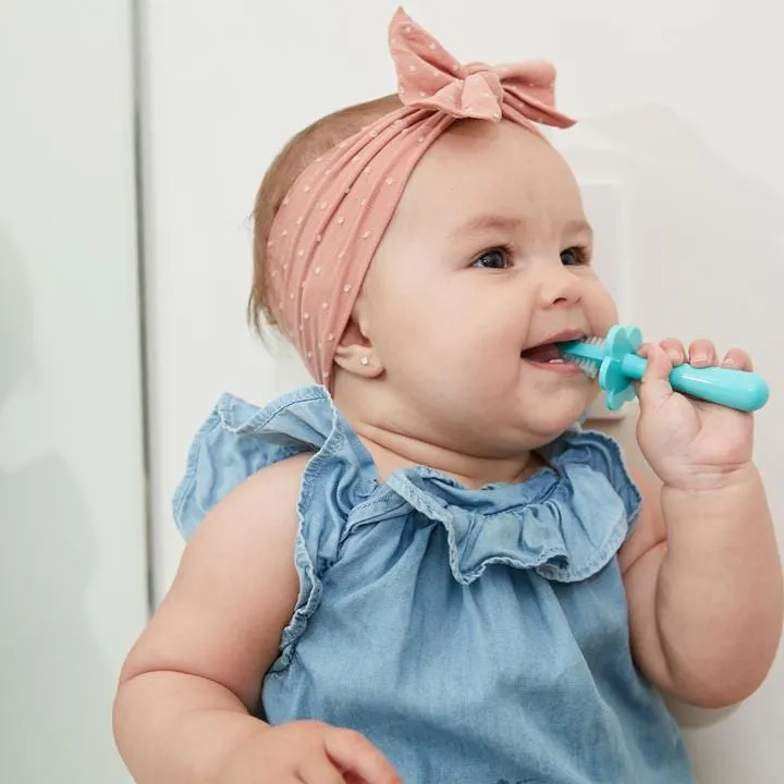 Teal Grabease Double Sided Toothbrush
