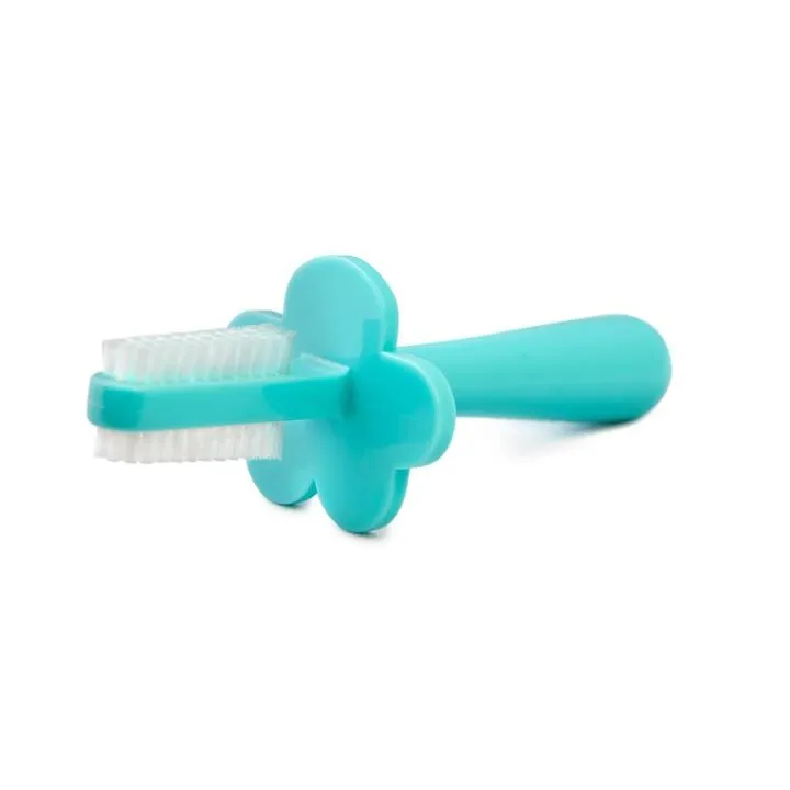 Teal Grabease Double Sided Toothbrush