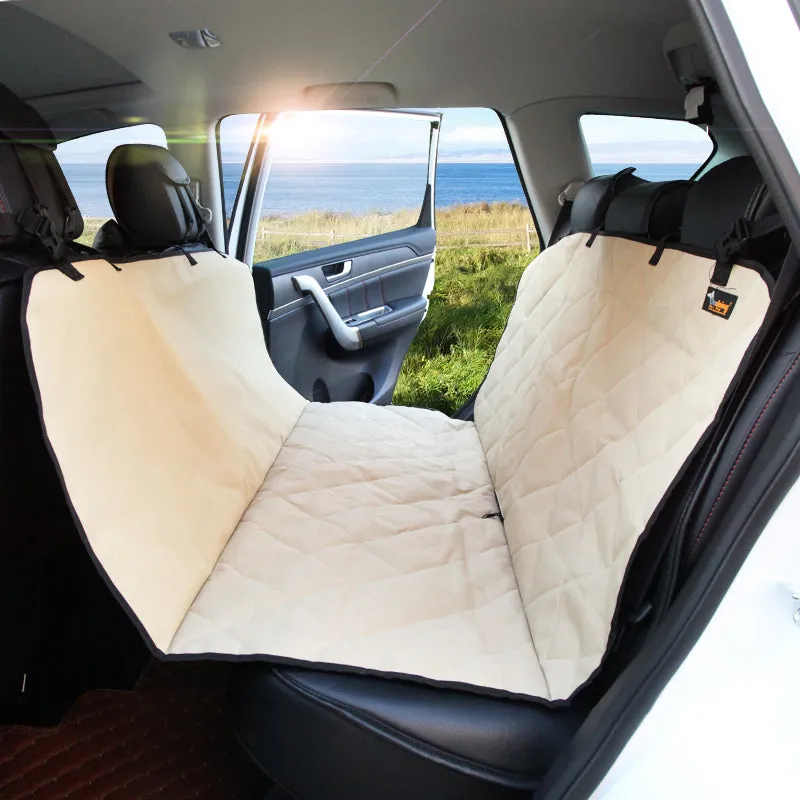 Triple Layers Dog Back Car Seat Cover Protector Hammock Noslip Pet Mat Cargo