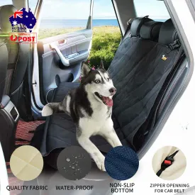 Triple Layers Dog Back Car Seat Cover Protector Hammock Noslip Pet Mat Cargo