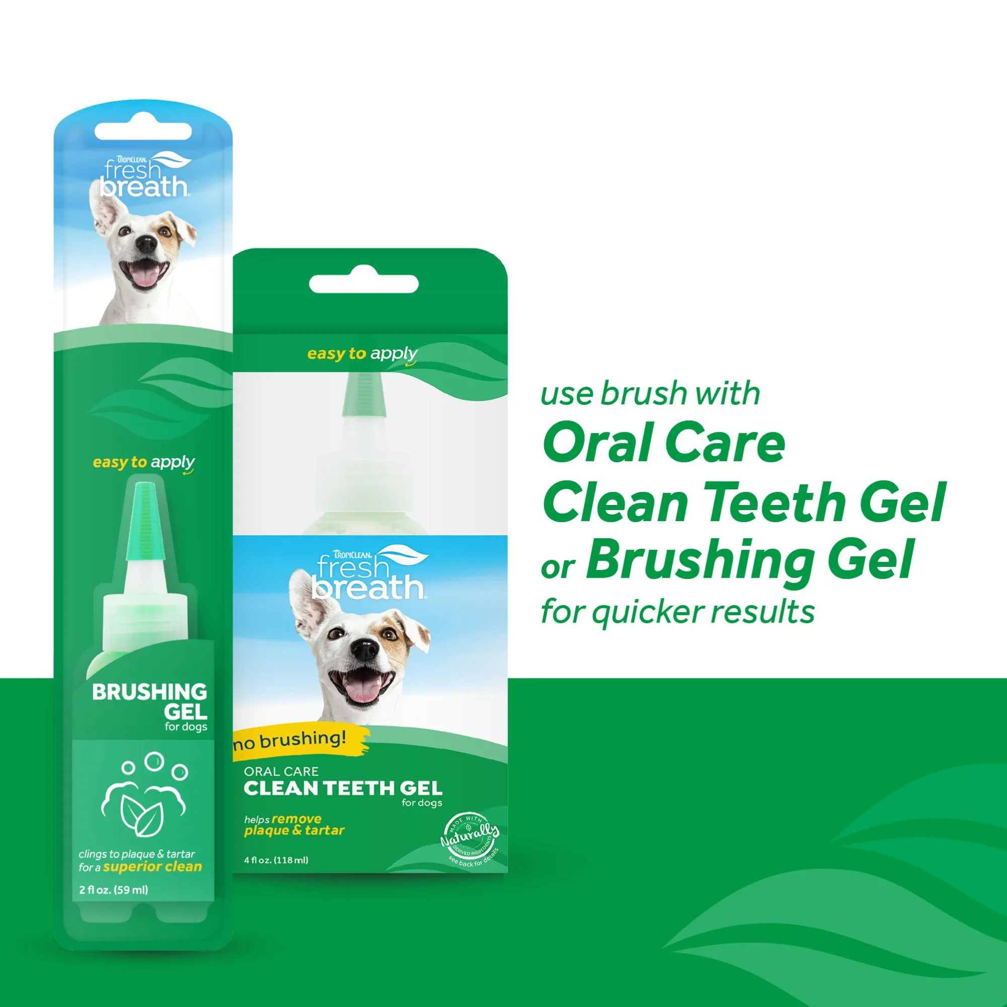 Tropiclean Fresh Breath Triple Flex Toothbrush For Large Dogs