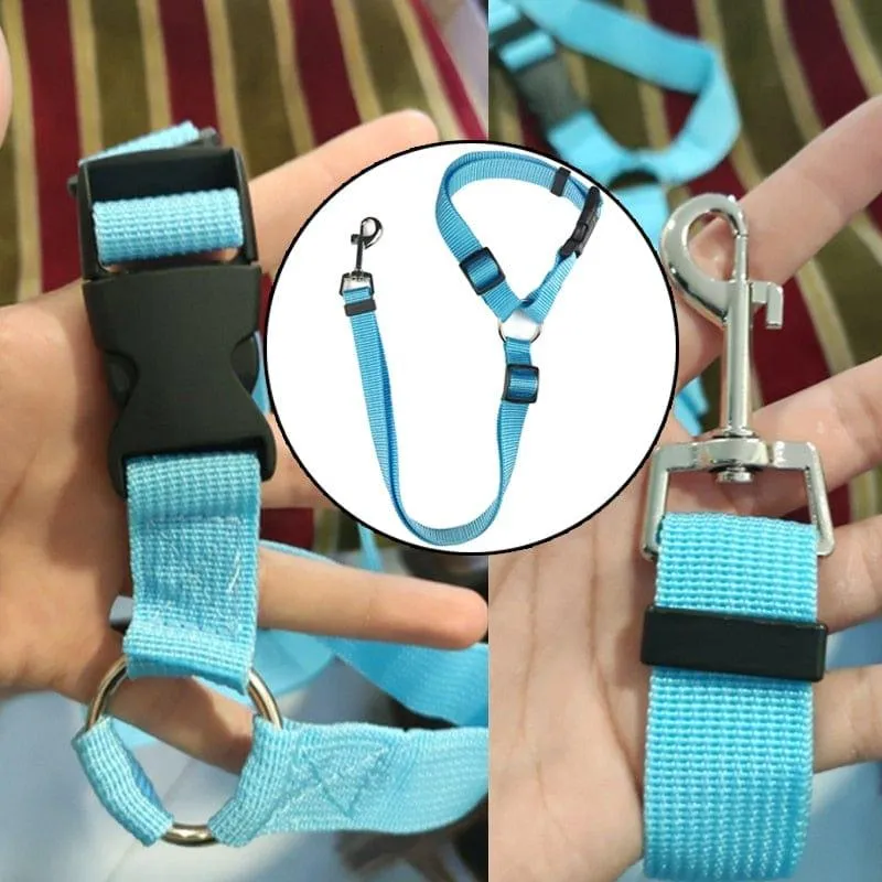 Two-in-One Adjustable Pet Dog Car Seat Belt