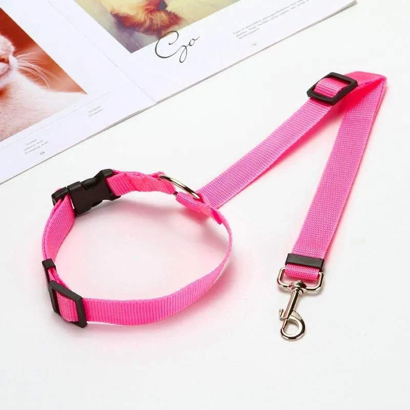 Two-in-One Adjustable Pet Dog Car Seat Belt