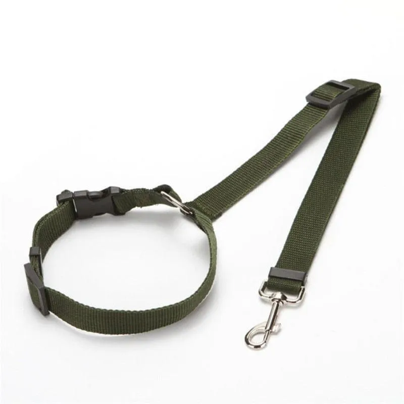 Two-in-One Adjustable Pet Dog Car Seat Belt