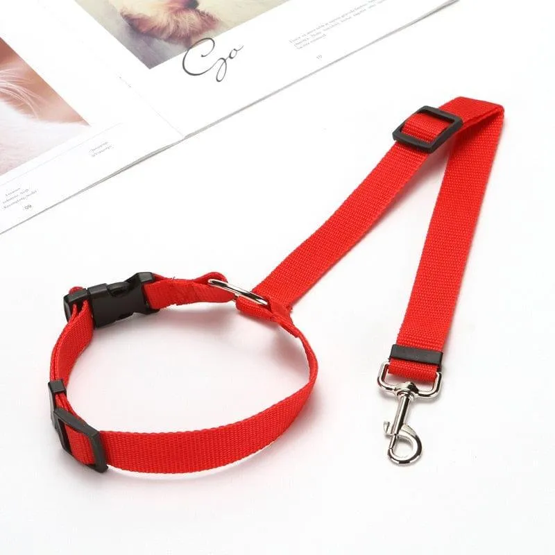 Two-in-One Adjustable Pet Dog Car Seat Belt