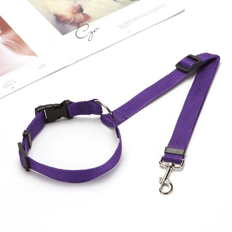 Two-in-One Adjustable Pet Dog Car Seat Belt