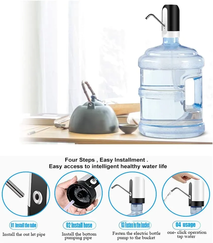 USB Charging Water Bottle Dispenser Pump