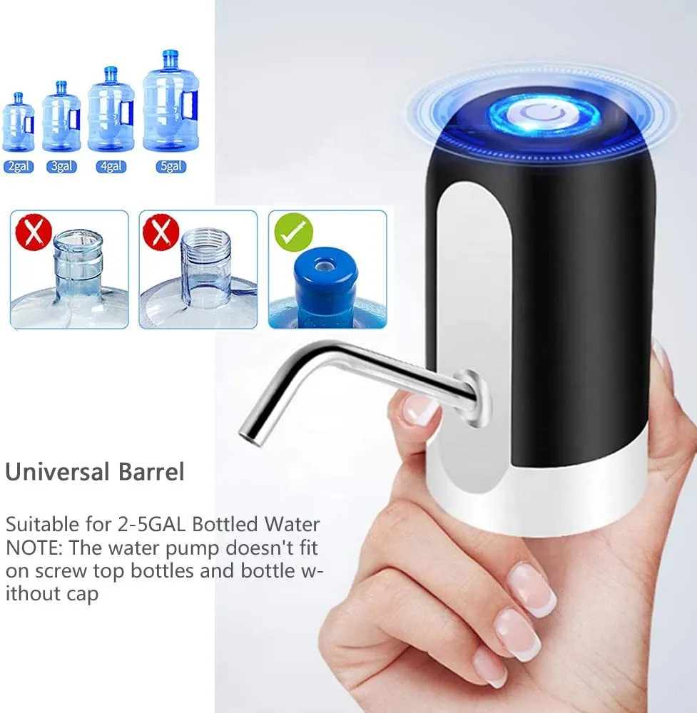 USB Charging Water Bottle Dispenser Pump