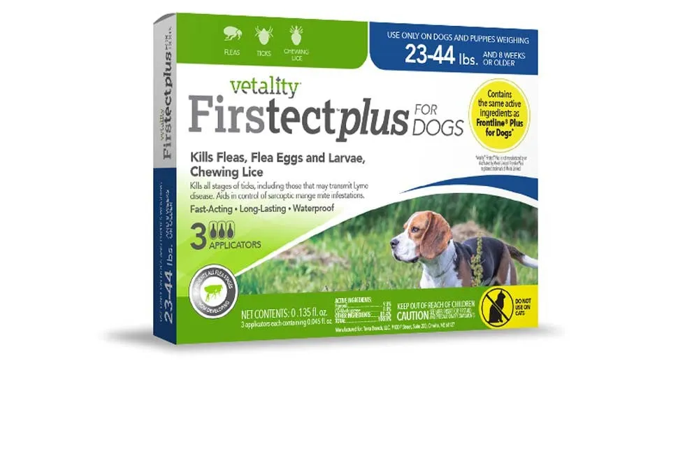 Vetality Firstect Plus Flea & Tick Dogs 3 Doses