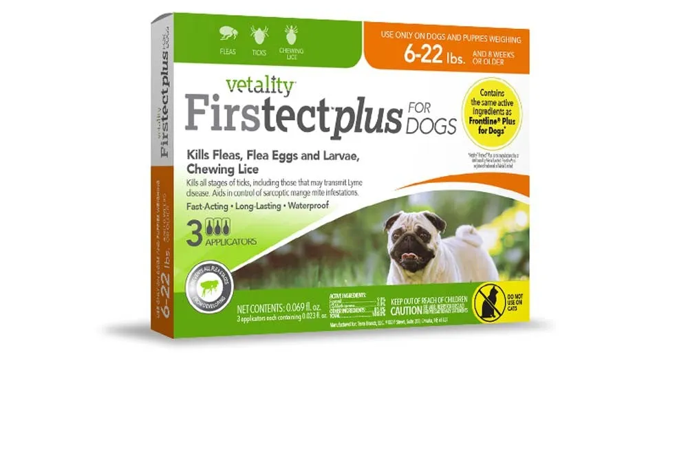 Vetality Firstect Plus Flea & Tick Dogs 3 Doses