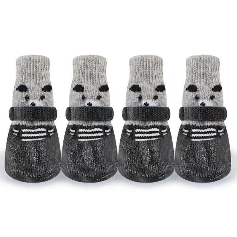Waterproof Puppy Socks - 4 PCS Breathable Dog Shoes