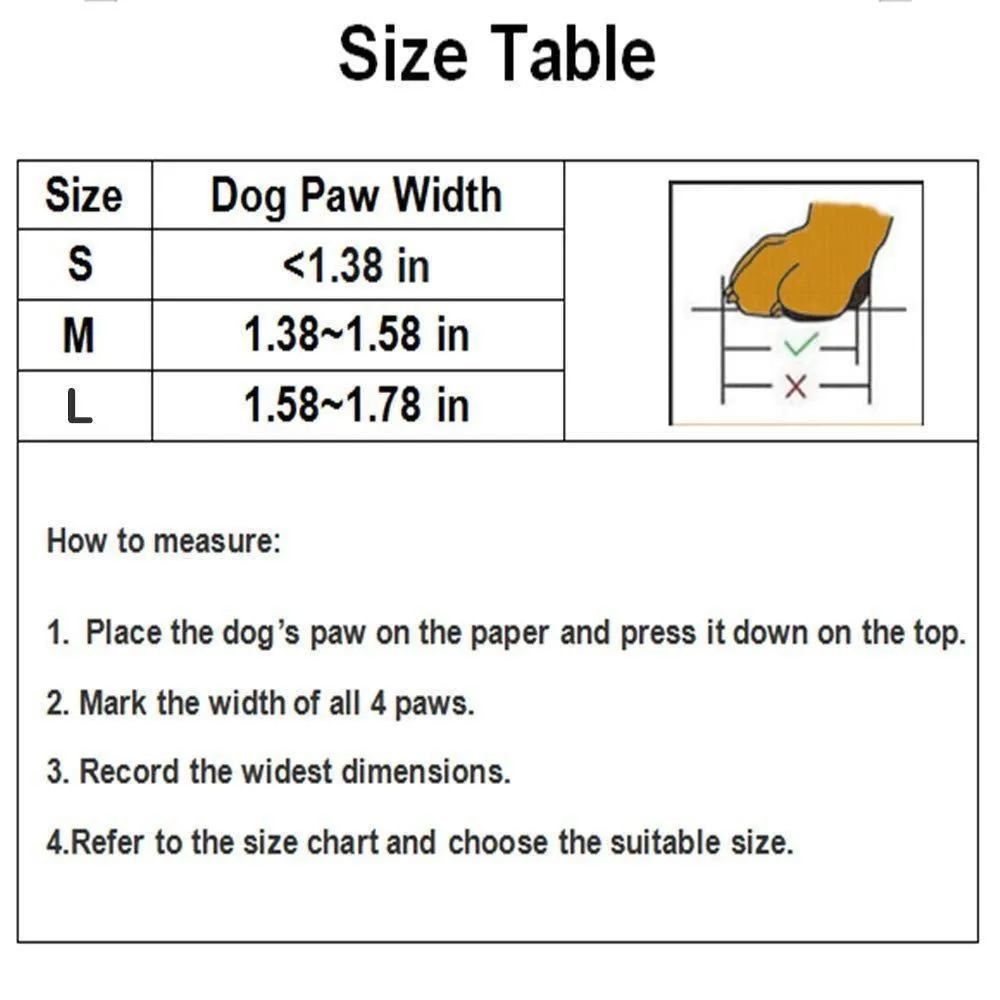 Waterproof Puppy Socks - 4 PCS Breathable Dog Shoes